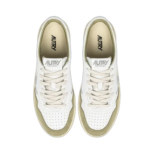 Logo Detail Leather Sneakers