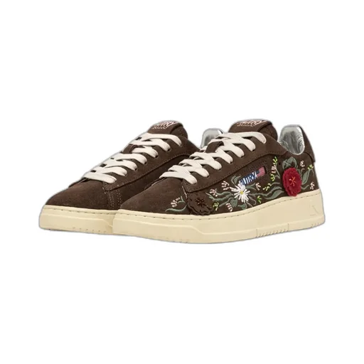 Floral Embroidered Sneakers