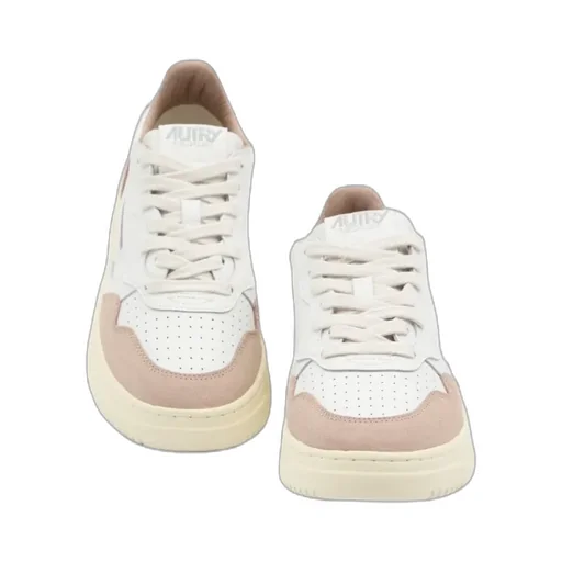 Logo Detail Leather Sneakers