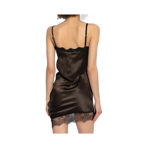 Asymmetric Lace Mini Dress
