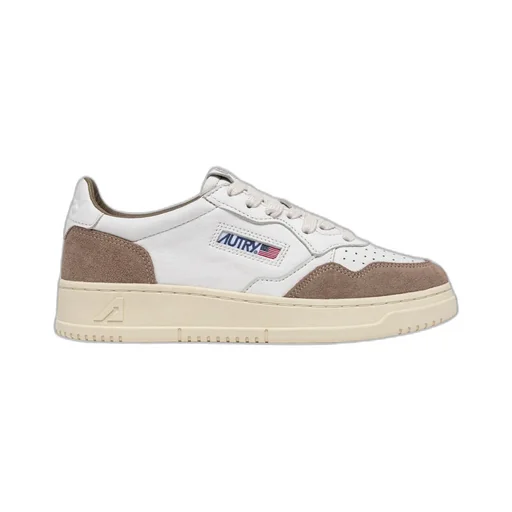 Logo Detail Leather Sneakers
