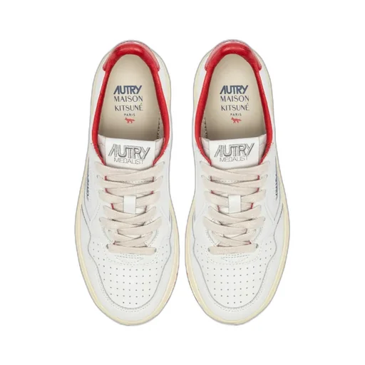 X Maison Kitsune Logo Printed Sneakers