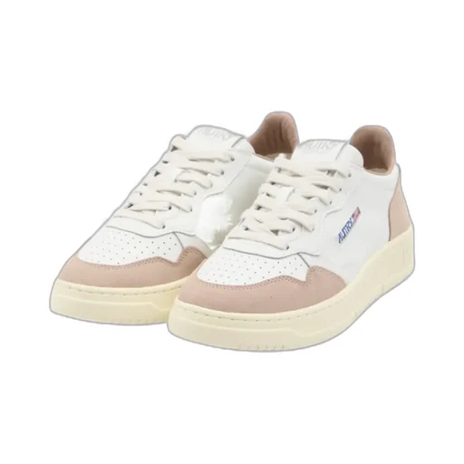 Logo Detail Leather Sneakers