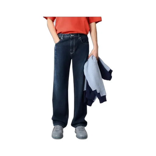 Cotton Straight Jeans