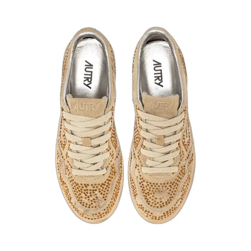 Crystal Medalist Suede Sneakers
