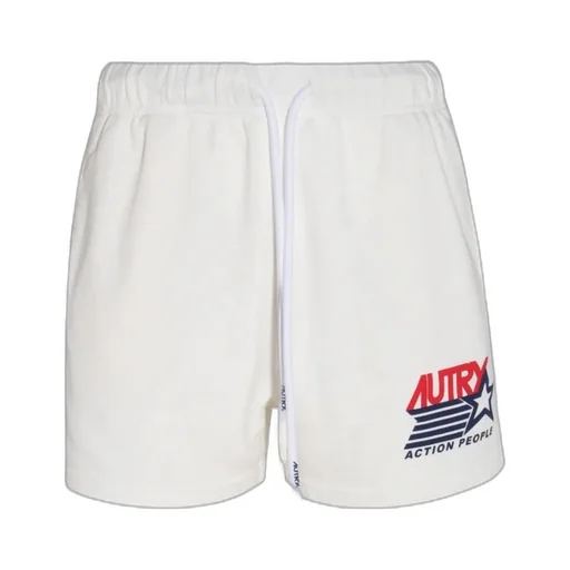 Logo Printed High Waist Shorts