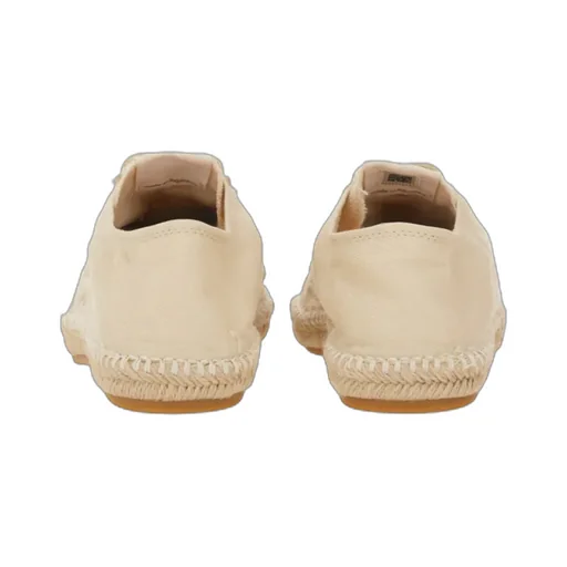 Lace-Up Jute Low-Top Sneakers