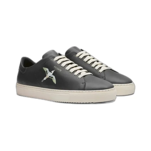 Round-Toe Low-Top Sneakers