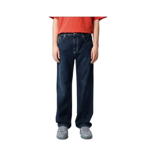 Cotton Straight Jeans
