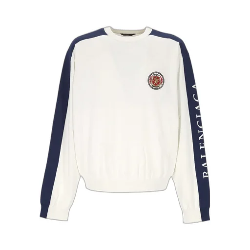 Side Striped Crewneck Sweatshirt