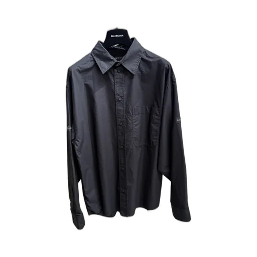 Long-Sleeved Oversized Shirt
