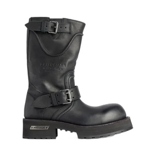 Venom Buckle Detailed Boots
