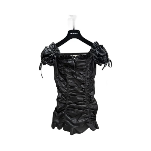 Gathered Mini Dress