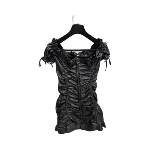Gathered Mini Dress