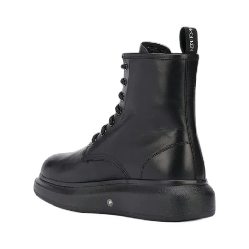 Round Toe Lace-Up Ankle Boots