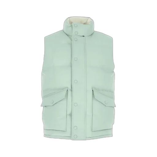 Logo Print Padded Gilet