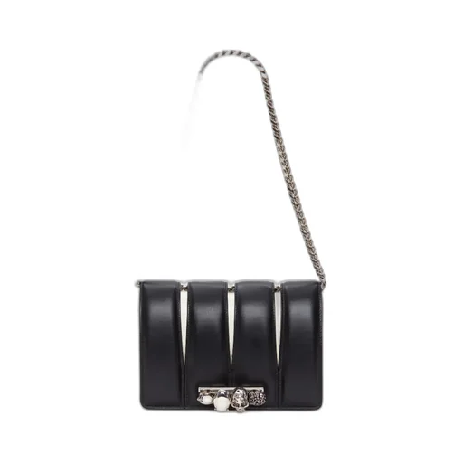 Skull Embellished Shoulder Bag