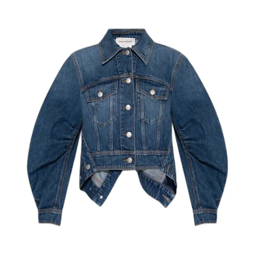 Cocoon Sleeve Denim Jacket
