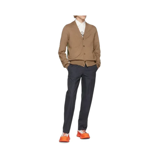 V-Neck Button Knitted Cardigan