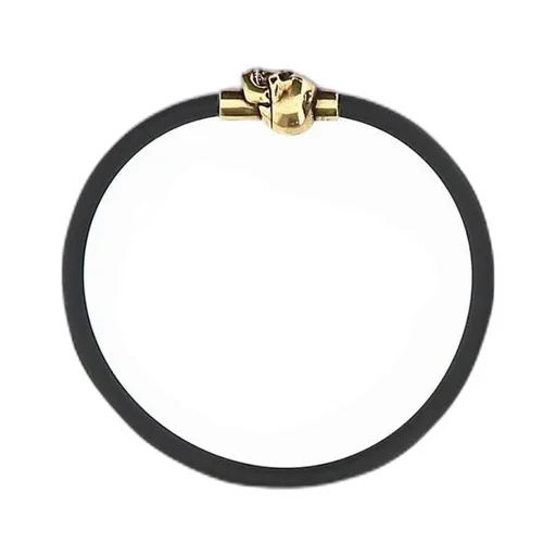 Skull Charm Cord Bracelet
