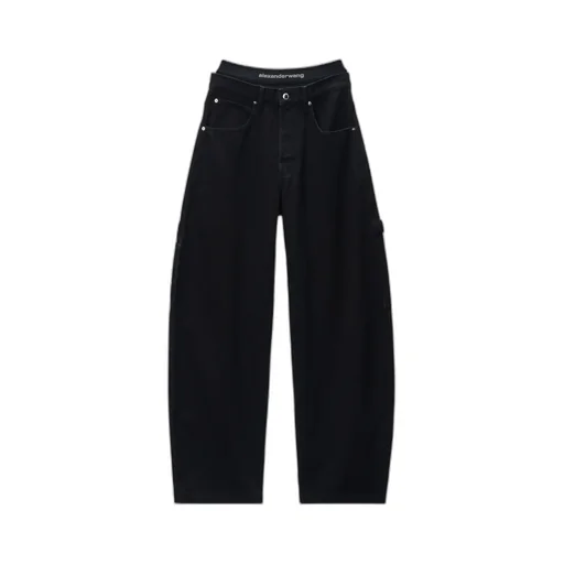 Five-Pocket Black Jeans