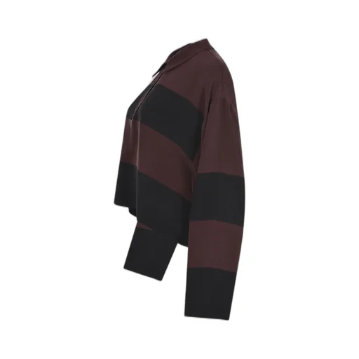Crepe De Chine Polo Shirt