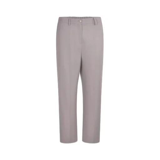 Pressed-Crease Straight Leg Trousers