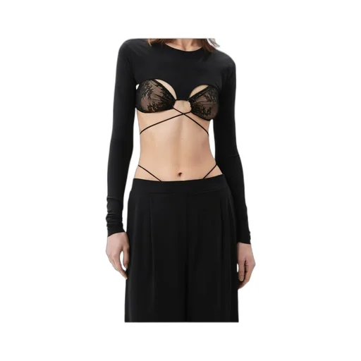 Jill Lace Long-Sleeve Top