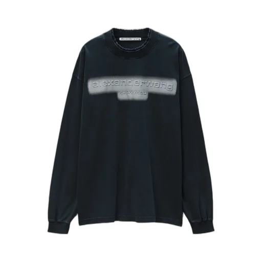 Oversized Long Sleeved Logo T-Shirt