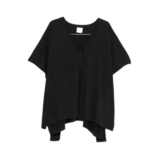 V-Neck Short-Sleeved Cardigan