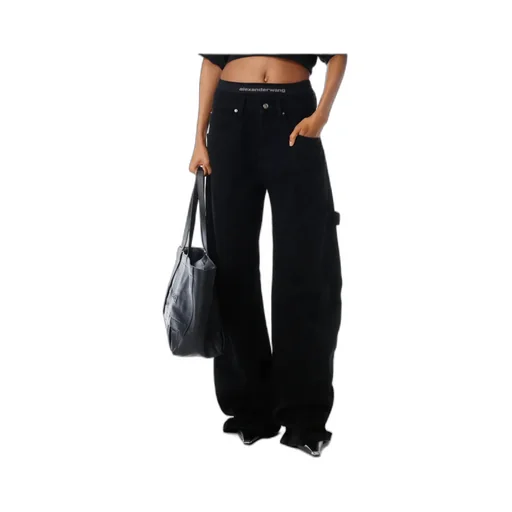 Five-Pocket Black Jeans
