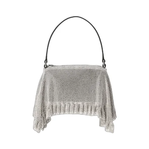 Divina Pochette Crystal Mesh Bag