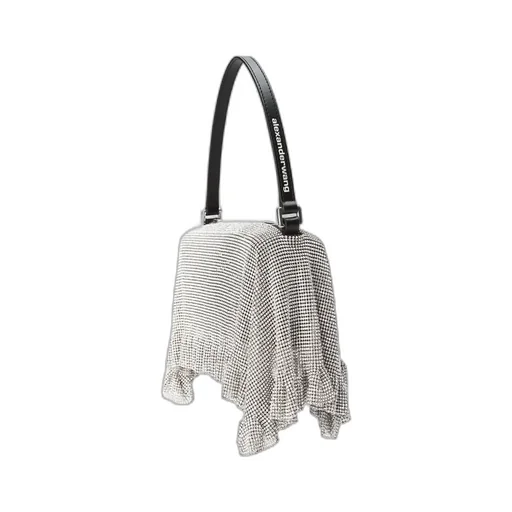 Divina Pochette Crystal Mesh Bag