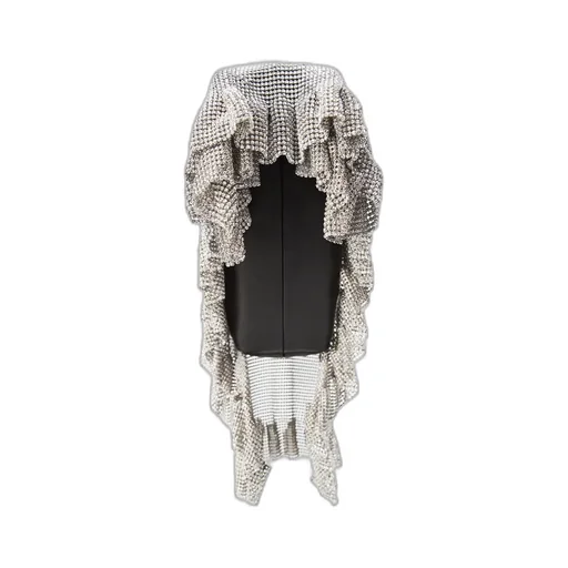 Divina Pochette Crystal Mesh Bag