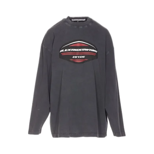 Shield Graphic Printed Long Sleeved T-Shirt