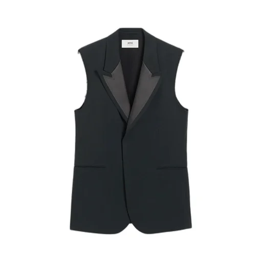 Sleeveless Smoking Jacket