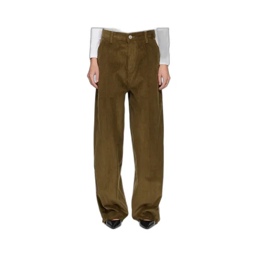 Plus-Size Cotton Casual Pants