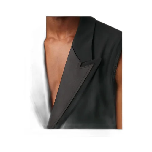 Sleeveless Smoking Jacket