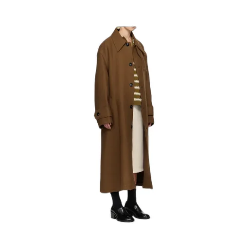 Wool Belt Coat