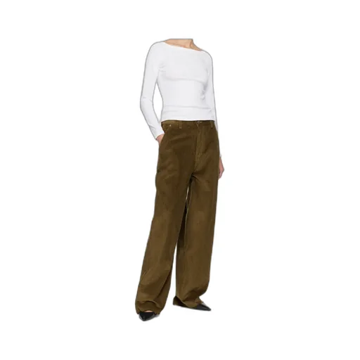 Plus-Size Cotton Casual Pants