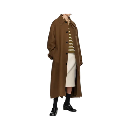 Wool Belt Coat