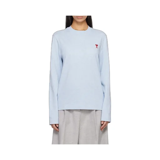 Ami De Coeur Logo Embroidered Long-Sleeved T-Shirt