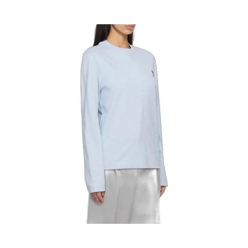 Ami De Coeur Logo Embroidered Long-Sleeved T-Shirt