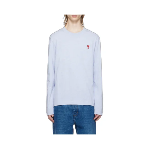 Ami De Coeur Logo Embroidered Long-Sleeved T-Shirt