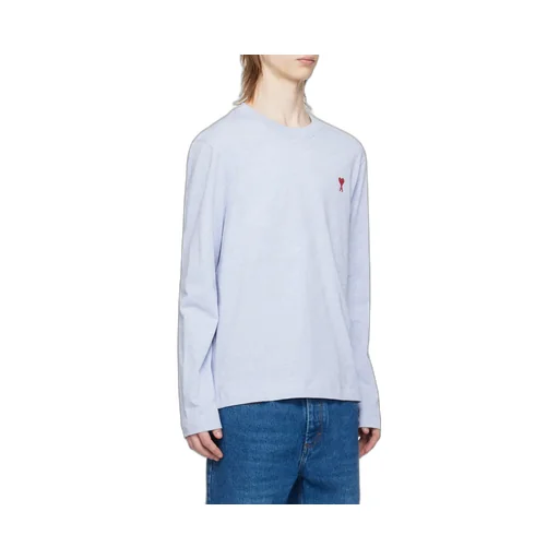 Ami De Coeur Logo Embroidered Long-Sleeved T-Shirt