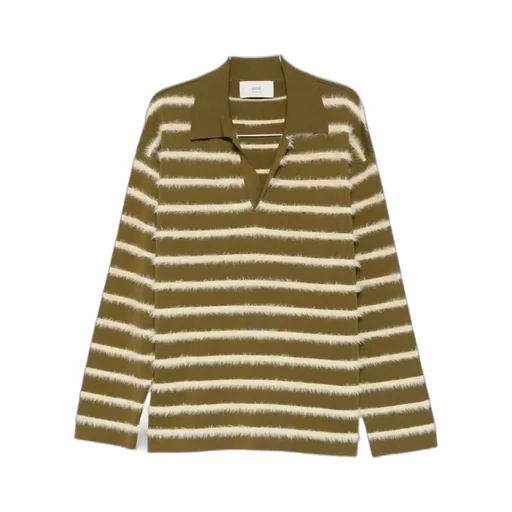 Striped Long-Sleeve Sweater