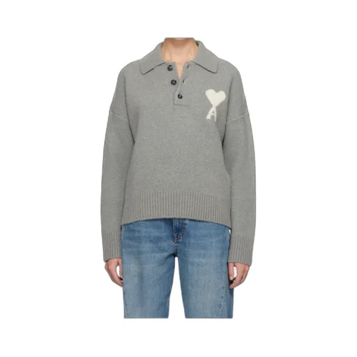 Ami De Coeur Alpaca Wool Polo Shirt