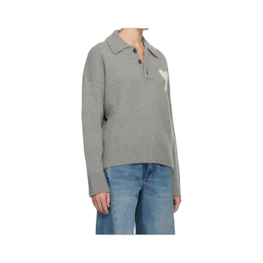Ami De Coeur Alpaca Wool Polo Shirt