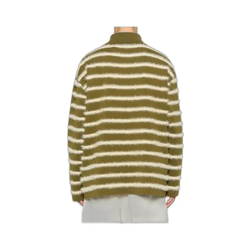 Striped Long-Sleeve Sweater