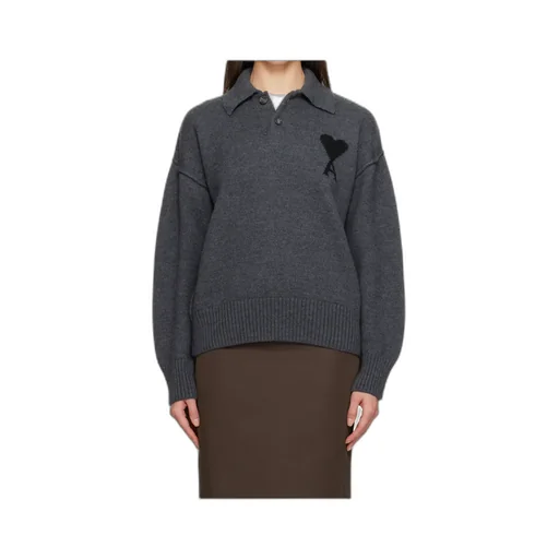 Ami De Coeur Wool Polo Shirt